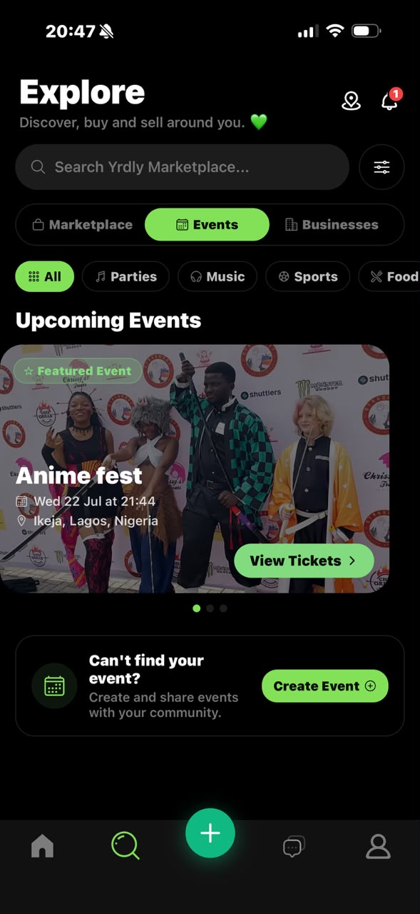 Estate & Local Events